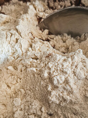 flour in a bowl