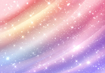 Magical Shooting Stars on Pastel Gradient Background Design