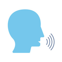 speak concept line icon. Simple element illustration. speak concept outline symbol design.