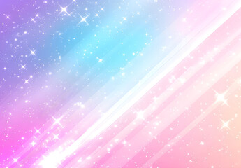 Magical Shooting Stars on Pastel Gradient Background Design