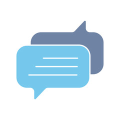 chat concept line icon. Simple element illustration. chat concept outline symbol design.