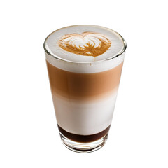 Latte PNG isolated on Transparent background