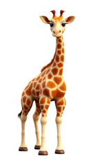 Obraz premium PNG Giraffe wildlife animal mammal.