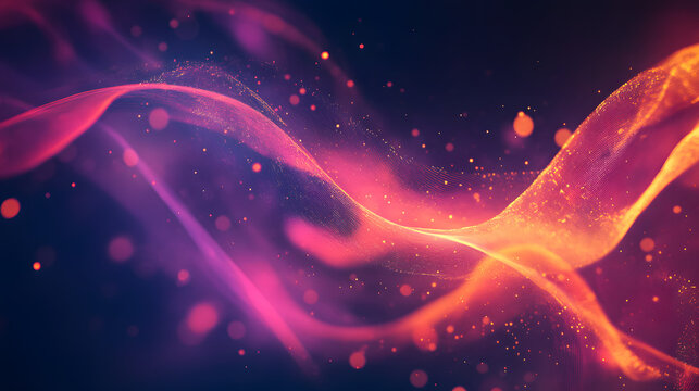 Vibrant abstract design, dynamic shapes and colors, captivating visual elements, ideal for digital art projects or creative presentations