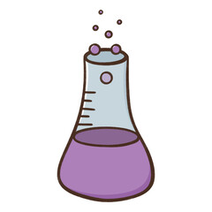 test tube with liquid