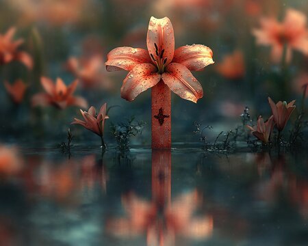 Vibrant Good Friday Clip Art Collection Featuring Religious Symbols and Seasonal Elements - Powered by Adobe