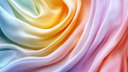 Abstract Rainbow Fabric