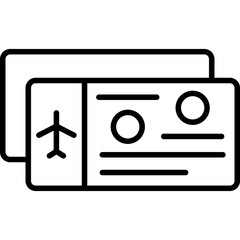 Plane Ticket Icon