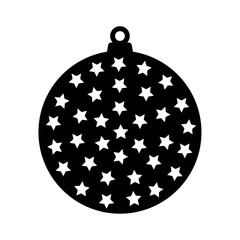 Fototapeta premium boule de noël, décoration de fin d'année, vecteur