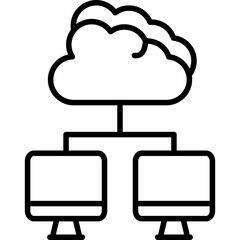 Cloud Computing Icon