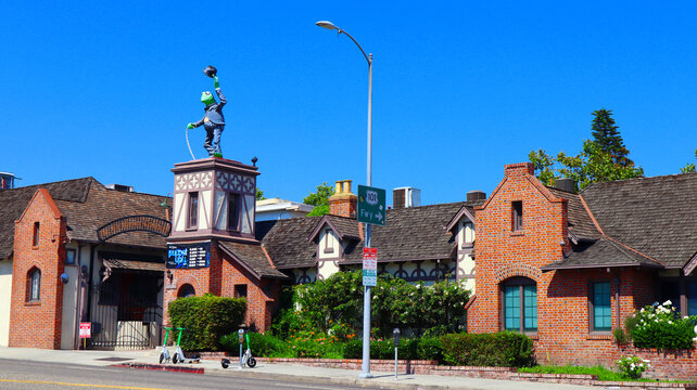 Hollywood, California &ndash; July 8, 2024: The Jim Henson Company (former Charlie Chaplin Studios), American entertainment company known for the creation of Kermit the Frog and the Muppets characters