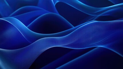 Fototapeta premium Abstract Blue Wave Pattern