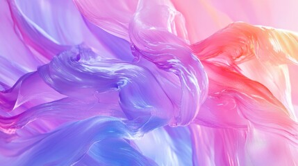 Fototapeta premium Vivid Abstract Art with Rainbow Colors