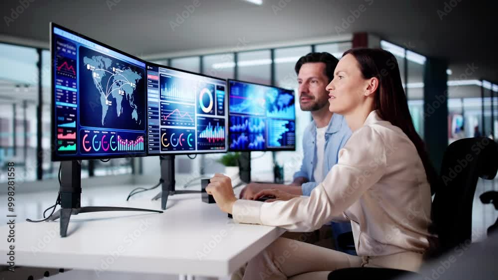 Poster KPI Business Analytics Data Dashboard
