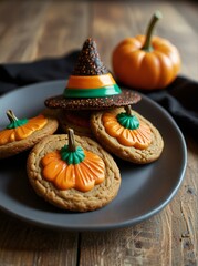 pumpkin pie with pumpkin