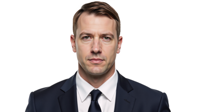 Businessman isolated as a transparent PNG image