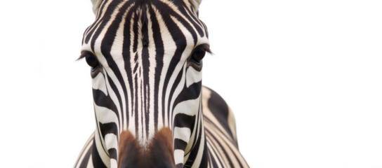 Zebra as a transparent PNG file with no discernible background