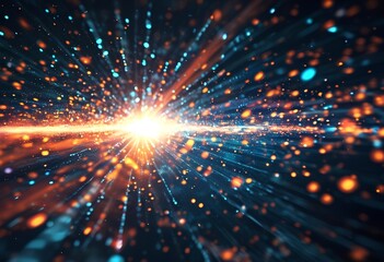 Naklejka premium data explosion