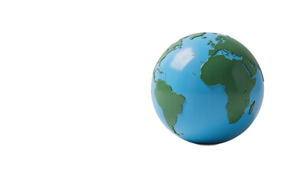 Fototapeta premium Globe 3D icon with transparency isolated