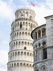 Leaning Tower of Pisa Italy Tuscany 4K photography