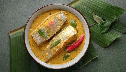Fish Molee is a creamy Kerala-style fish curry from South Asia.
