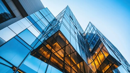 Modern Corporate Building with Angular Architecture