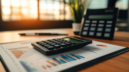 Financial Documents with Calculators and Graphs