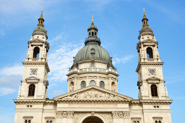Fototapeta premium St. Stephen's Cathedral in Budapest city, Hungary.