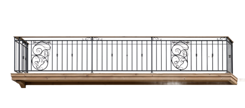 Balcony stands alone as an isolated transparent PNG