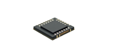 Microchip isolated as transparent PNG format with no visible background