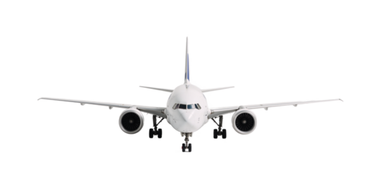 Aircraft depicted alone as an isolated transparent PNG