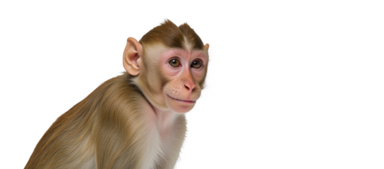 Monkey isolated as a transparent PNG image