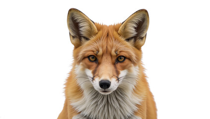 Fototapeta premium Fox isolated as an transparent PNG image with no visible background