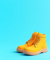 Bright Yellow Boots, Rugged Durability with a Bold Modern Look