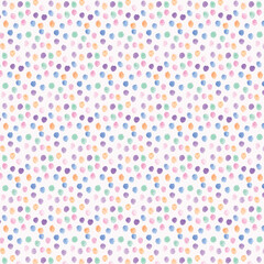 Cute watercolor background. Pattern of colored spots. Perfect for fabric, textile, wallpaper.