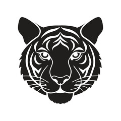 Tiger silhouette vector style illustration