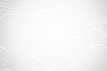 White abstract background with flowing waves. Minimalist and modern design for stylish presentations.