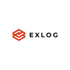 Modern and strong letter E initials logo design, Letter E Logotype Icon Design Template