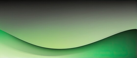Abstract Green Wave Background