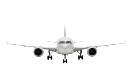Aircraft depicted alone as an isolated transparent PNG