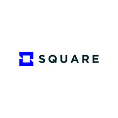n initial square logo design vector symbol graphic idea creative, illustration logo from abstract letter S square box concept logo design inspiration