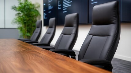 Law firm meeting room with AIpowered legal research on display, showcasing case law search results and legal analytics on large digital screens