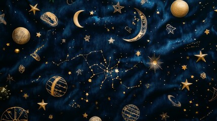 Celestial Night Sky