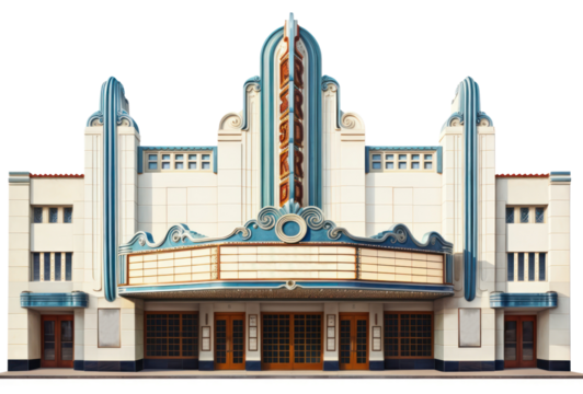 PNG Architecture building city movie theater.