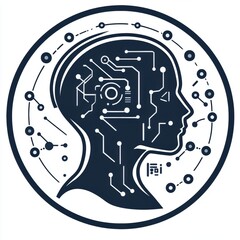 Obraz premium Crafting effective AI logos for diverse market segments and industries