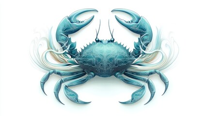 Obraz premium Artistic Blue Crab