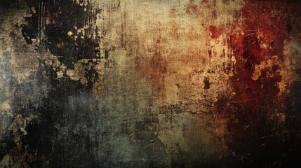 Fototapeta premium Grunge backdrop with worn textures and distressed elements