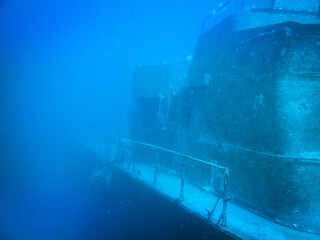 shipwreck sunken ship underwater
