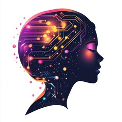 Innovative logo design that reflects the cutting-edge nature of AI