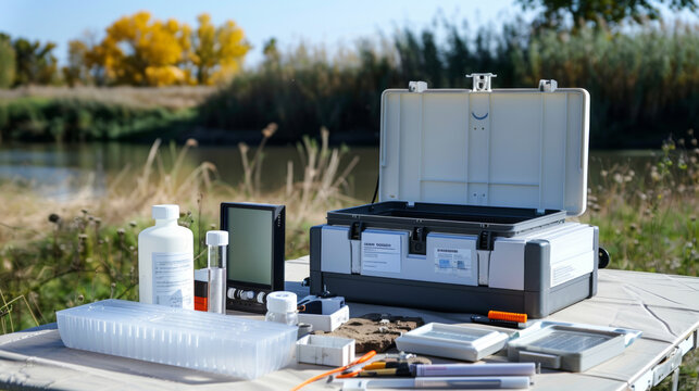 Portable lab equipment for on-site artifact analysis and processing